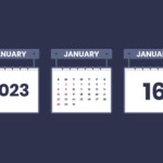 16 January 2023 Calendar Icon For Schedule Appointment Important Date 