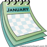 Calendar Clipart January calendar 712 Classroom Clipart