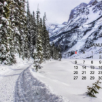 Download Wallpapers 2019 January Calendar Winter Background Art 2019