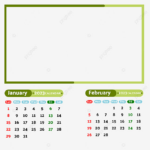February 2023 Calendar Vector Hd PNG Images 2023 Calendar January And 