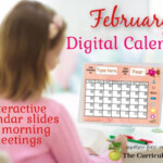 February Digital Calendar The Curriculum Corner 123