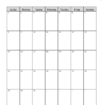 Free Blank Calendar Templates Word Excel PDF For Any Month