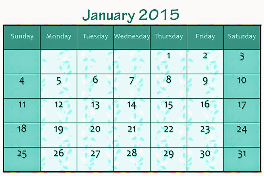 Free Printable Calendar 2021 Free Printable Calendar January