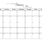 Free Printable January 2021 Calendar Customize Online