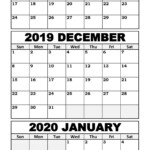 Get January To December 2020 Calendar On One Page Calendar Printables