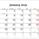 January 2019 Calendar With Holiday To Do List 2019 Calendar January 