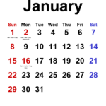 January 2023 Calendar Templates For Word Excel And PDF