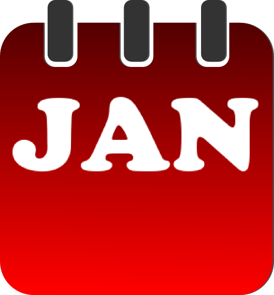 January Calendar Clip Art At Clker Vector Clip Art Online