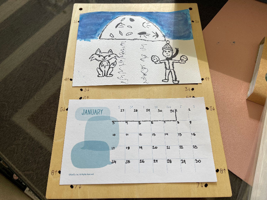 KiwiCo Doodle Crate Watercolor Calendar Review Bakingshop