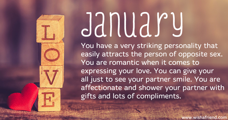 What Does Your Birth Month Say About Your Love Life Born In January