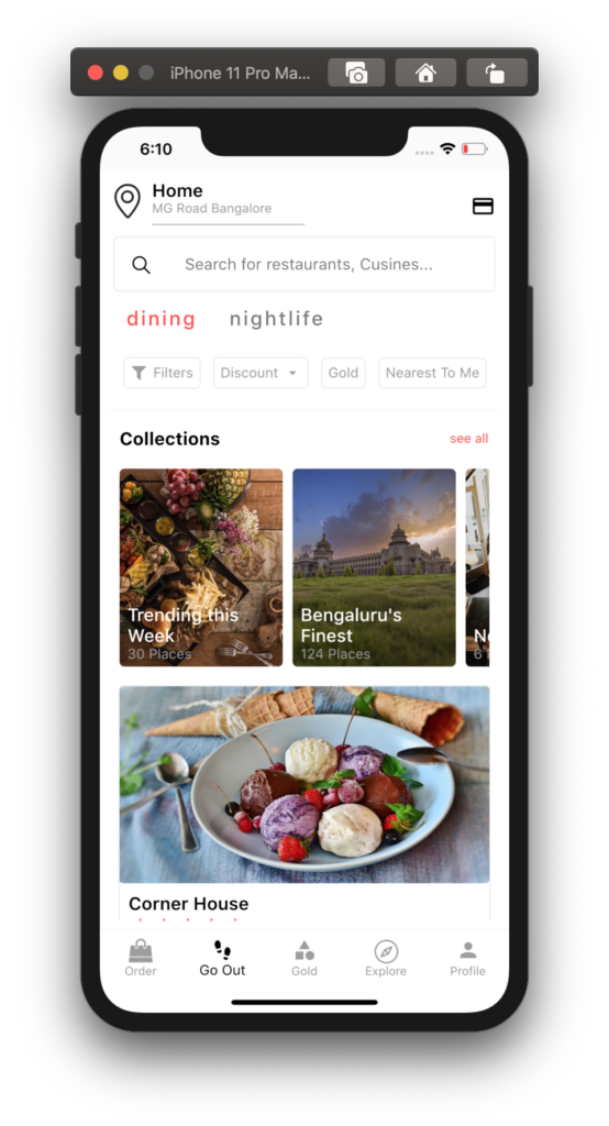 Zomato Clone UI Bestflutterpack